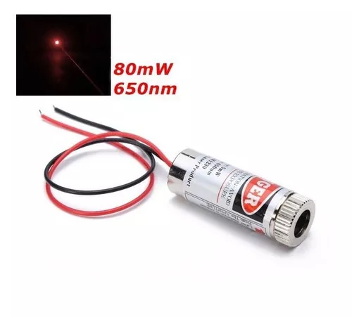 Diodo Laser Punto 5mW 650nm 12mm - Imagen 2