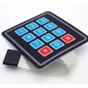 Teclado matricial membrana 3*4