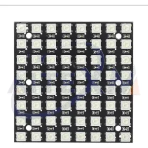 Módulo de matriz LED WS2812, RGB 5050, 8x8, 64 bits