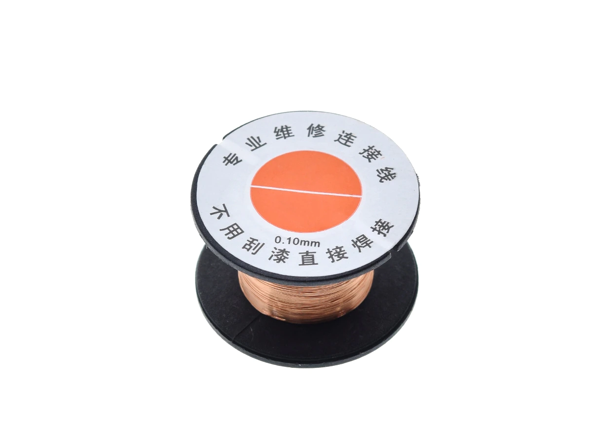 Hilo de cobre esmaltado 0.10 mm